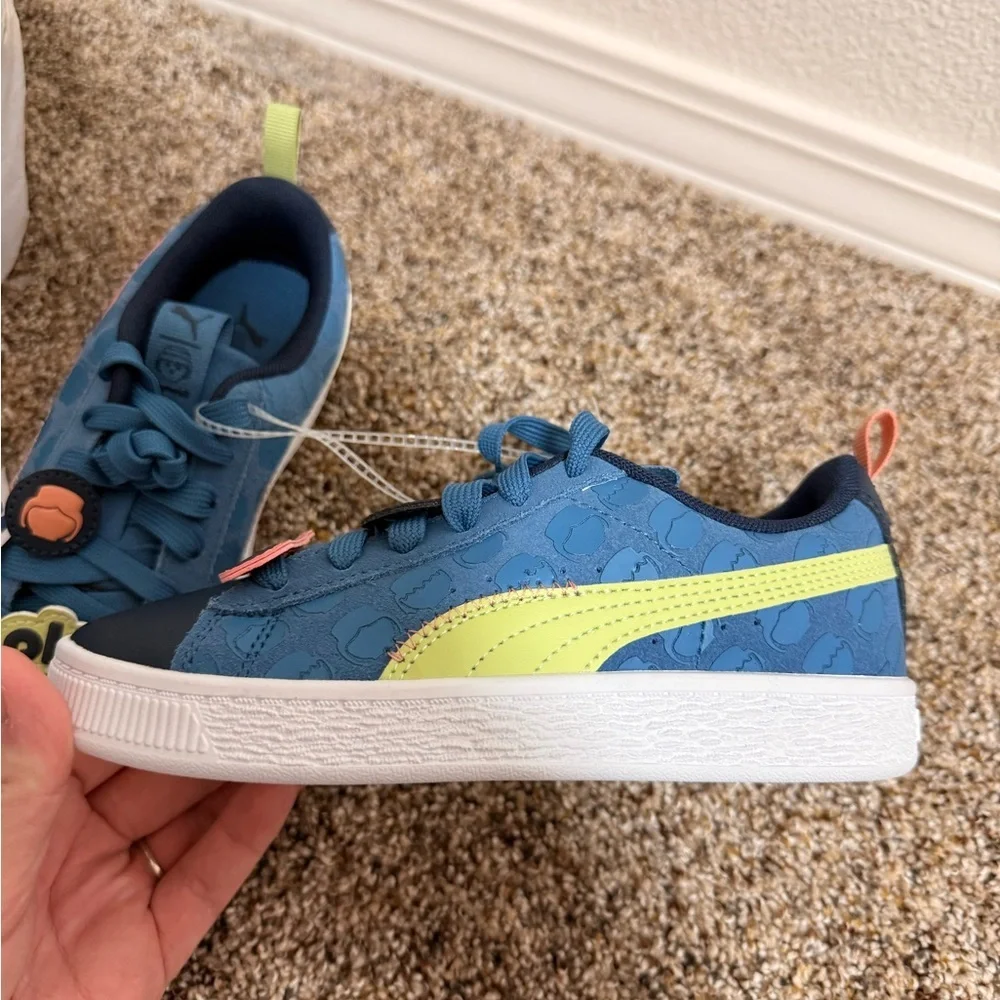 Puma x Playmobil Suede Classic Blue Horizon / Pistachio Green Size 1 1/2